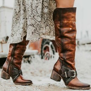 Freebird Sabina Boot in Cognac size 7